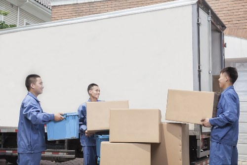 Professional movers completing a safe and organised move