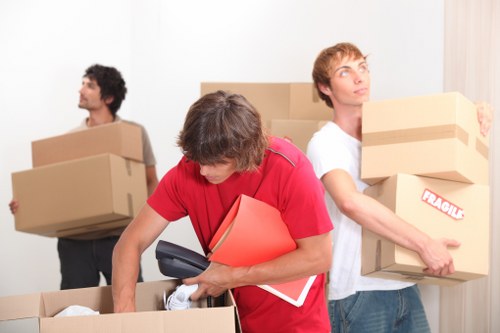 Moving team assisting with a home removal in Earlsfield