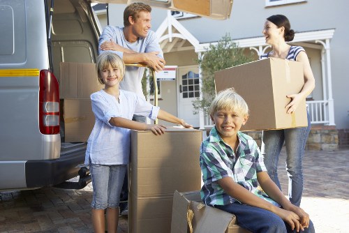 Local moving team handling an Earlsfield property move