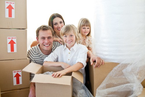 Careful loading and unloading service for a house move in South West London
