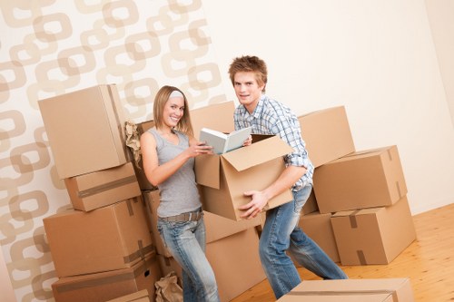 Organised moving supplies for an Earlsfield home move