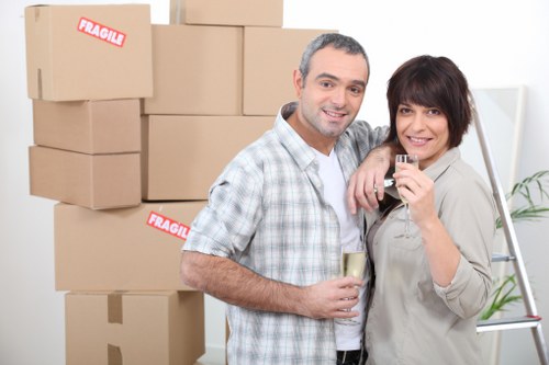 Moving day access and parking considerations on an Earlsfield street